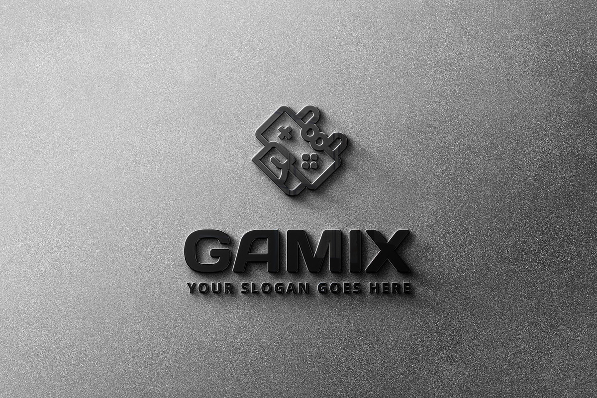 Gamix Gamepad Joystick Logo, a Branding & Logo Template by Tovarkovdesign (Photo 3 of 6)