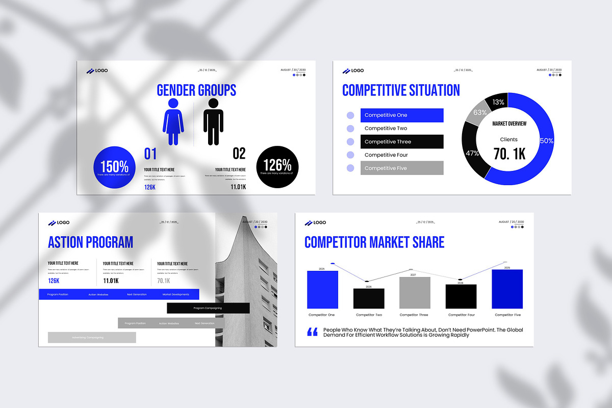Digital Marketing Plan Presentation, a Presentation Template by Soraclod (Photo 4 of 9)