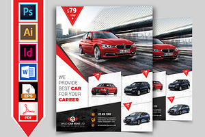 Rent A Car Flyer Template Vol-04