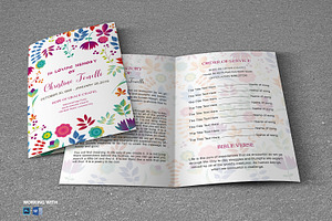 Funeral Program Template Editable