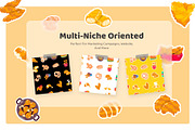 Flat Chicken Stickers, a Duotone Icon by Vectors Market (Thumbnail 4 of 5)
