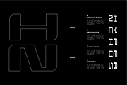 Brixer - Futuristic Display Font, a Sans Serif Font by Typeagle (Thumbnail 5 of 10)