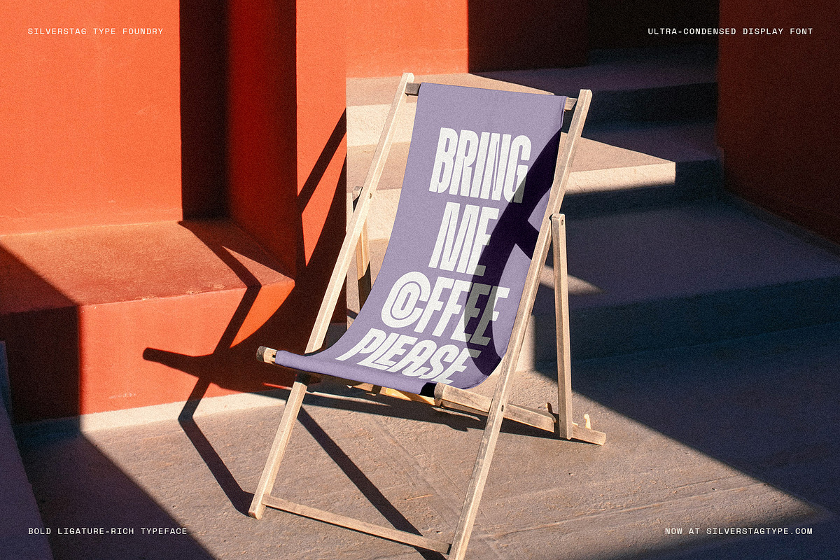 Knolt – Bold Ultra-Condensed Font, a Sans Serif Font by SilverStag Type Foundry (Photo 8 of 20)