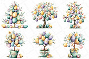 Easter Tree Clipart PNG Bundle, an Illustration by DreamPrint404 (Thumbnail 5 of 6)