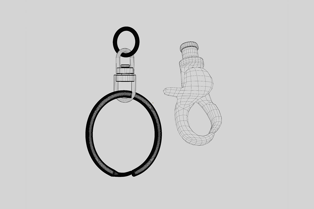 Keychain 3d model 02, an Object 3D Model by fahad121 (Photo 5 of 6)