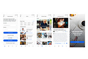 Media News & Press Blog App UI Kit, an App Template by nagaredesignstudio (Thumbnail 2 of 2)