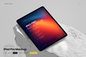 iPad Pro Mockup, an iPad Mockup by Toasin Studio