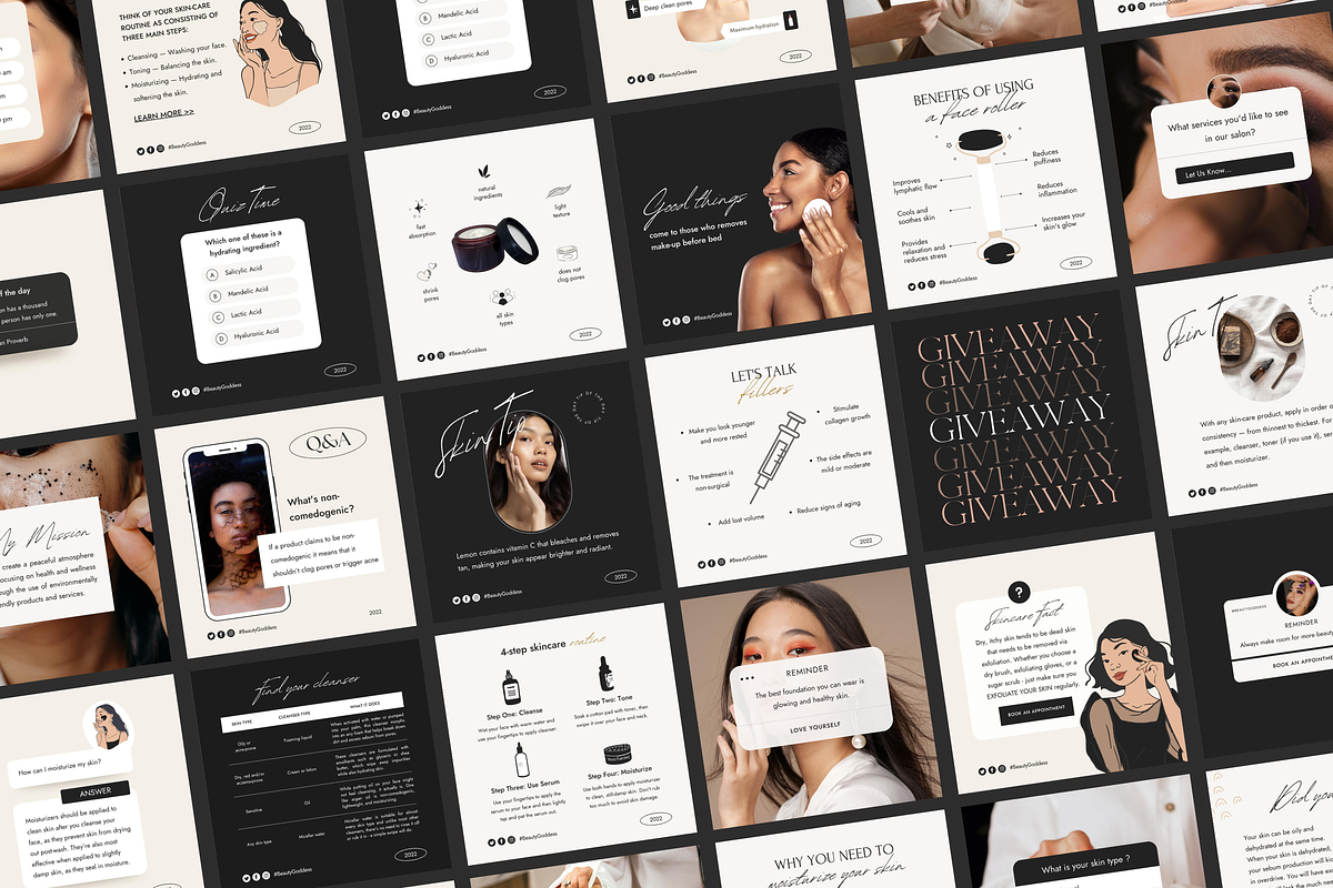 Nurse Injector Instagram BUNDLE, a Social Media Template by LiliesandBerries (Photo 4 of 21)