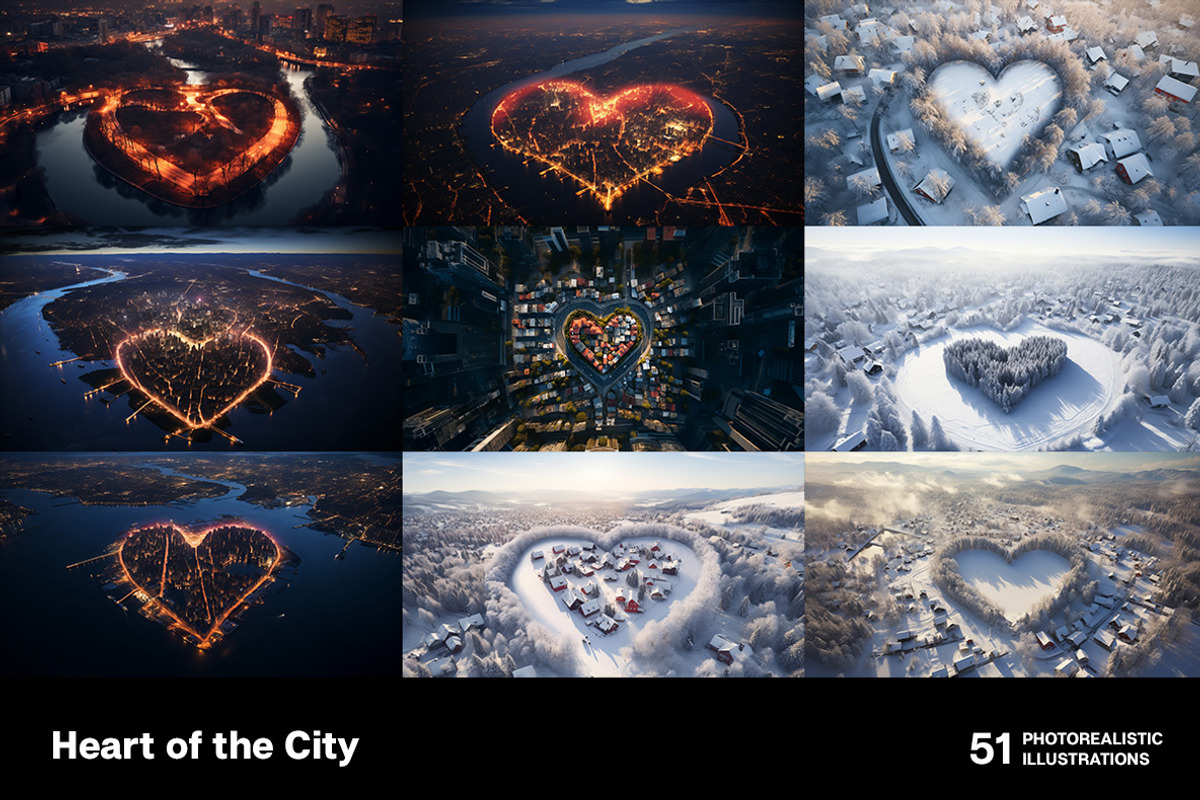 Heart of the City - 51 images, an Object Illustration by Handmadefont (Photo 4 of 14)
