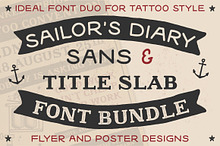 Sailors Diary Font Bundle