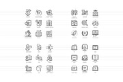 Programming & Support Line Icons, an Outline Icon by Boyko Pictures (Thumbnail 9 of 11)