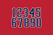 The Franchise Numeral Set, a Serif Font by Port Design Company (Thumbnail 4 of 7)