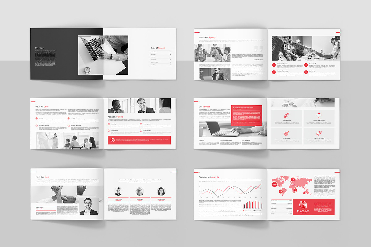 Business Marketing Brochure Bundle, a Brochure Template by artbart (Photo 8 of 16)