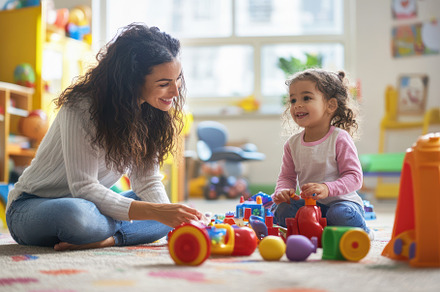 Child development specialist, a Photo by Pavel_design