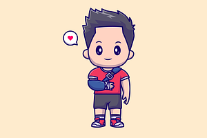 Cute Boy Injury with Bandage, a Person Illustration by Catalyst Labs