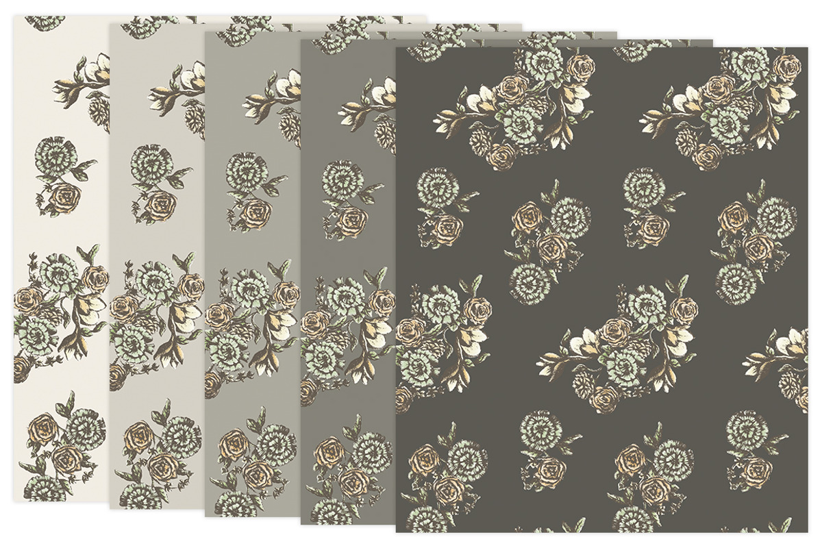 Hand Drawn Floral Big Pack, a Pattern Graphic by Ariel Tyndell Design (Photo 5 of 7)