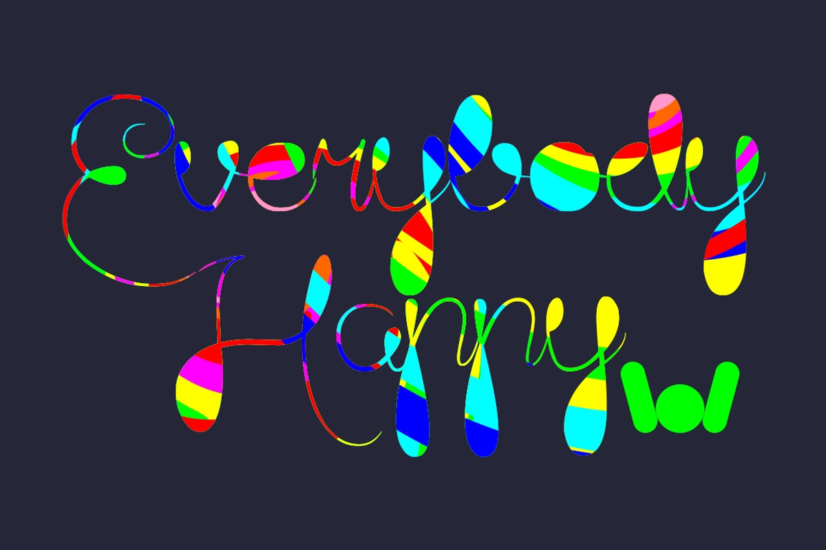 amazing day everyday font preview 3