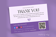 Printable Thank You Card Template, a Card Template by Elegant_Studio44 (Thumbnail 4 of 6)