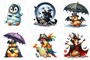 Halloween Funny Animals Clipart, an Illustration by DreamPrint404 (Thumbnail 5 of 6)