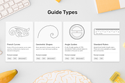 French Curves & Guides for Procreate, a Brush Add-On by Jinro (Thumbnail 2 of 8)