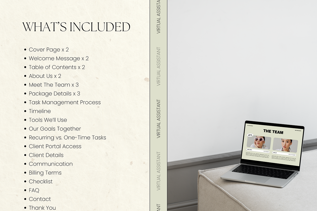 Virtual Assistant Onboarding Kit, a Presentation Template by Branding Babe Co. (Photo 3 of 10)