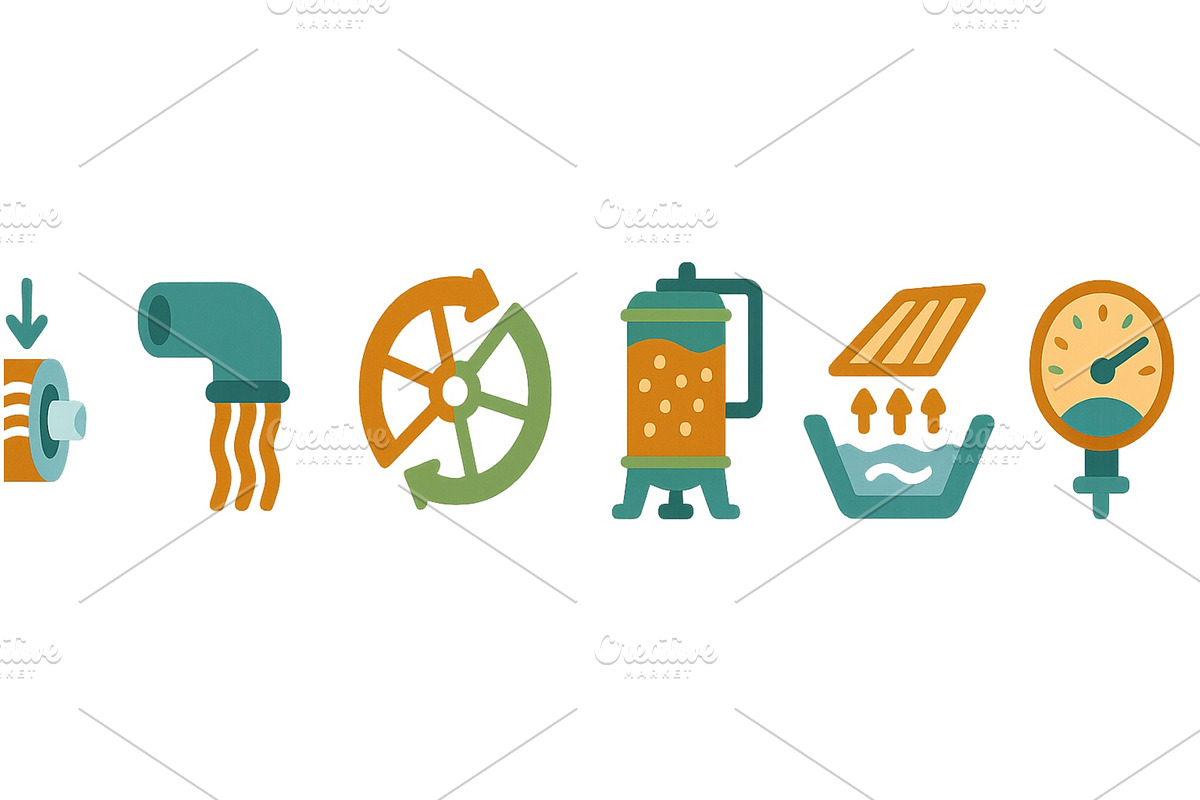 Illustration of water filtration and, an Illustration by ZinetroN