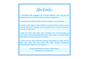 Blue Baby Shower Invitation Template, an Invitation Template by SimoDigitalArt (Thumbnail 9 of 10)