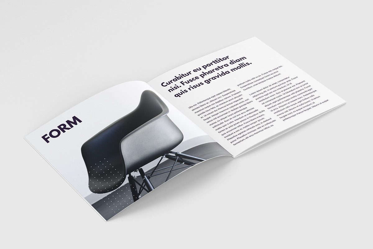 Square Magazine or Brochure Template, a Brochure Template by Wild Ones (Photo 3 of 9)