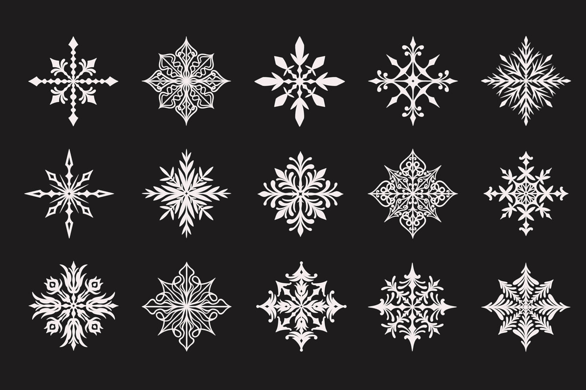 Snowflakes. 25 Illustrated Elements, an Object Graphic by Vicccky (Photo 2 of 7)