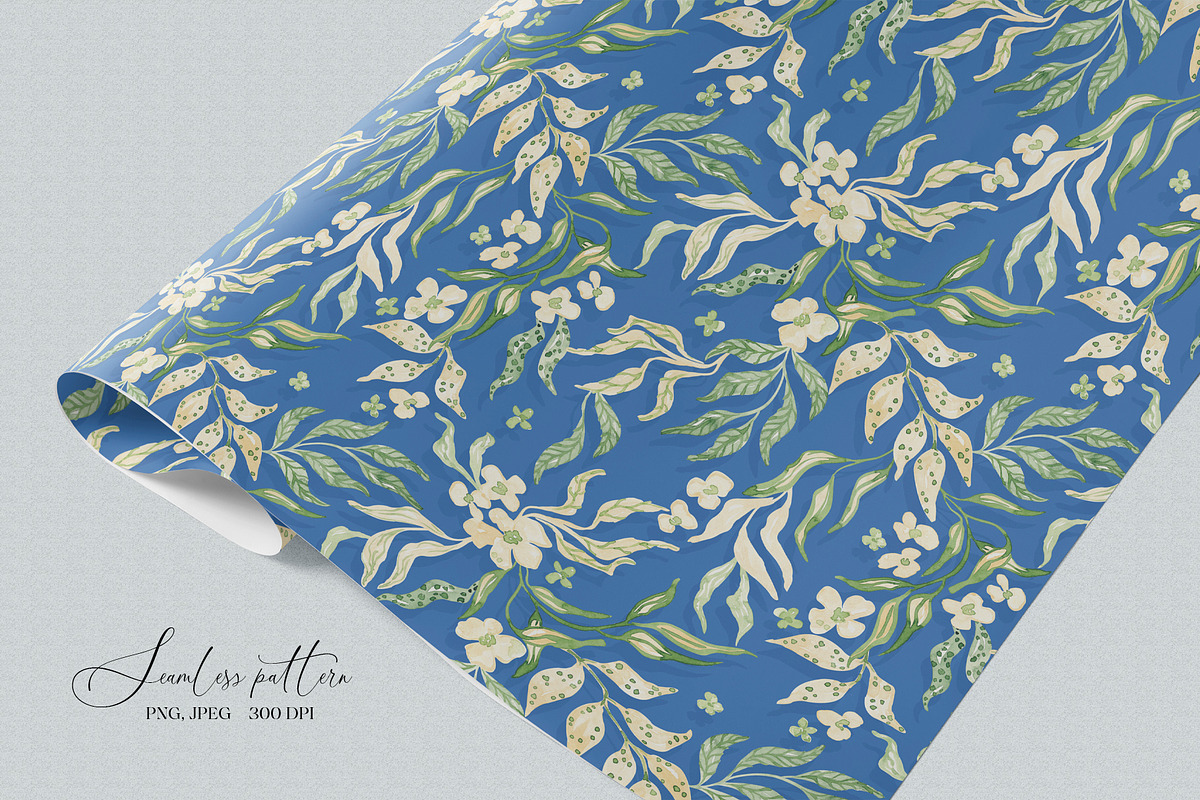 Spring Garden Botanicals Pattern, a Pattern Graphic by SirenaArt (Photo 16 of 18)