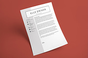 Simple Elegant Word Resume Template, a Resume Template by Rustype (Thumbnail 3 of 5)