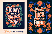 Modern Lettering Fonts Collection, a Script Font by Heritage Type Co. (Thumbnail 10 of 21)
