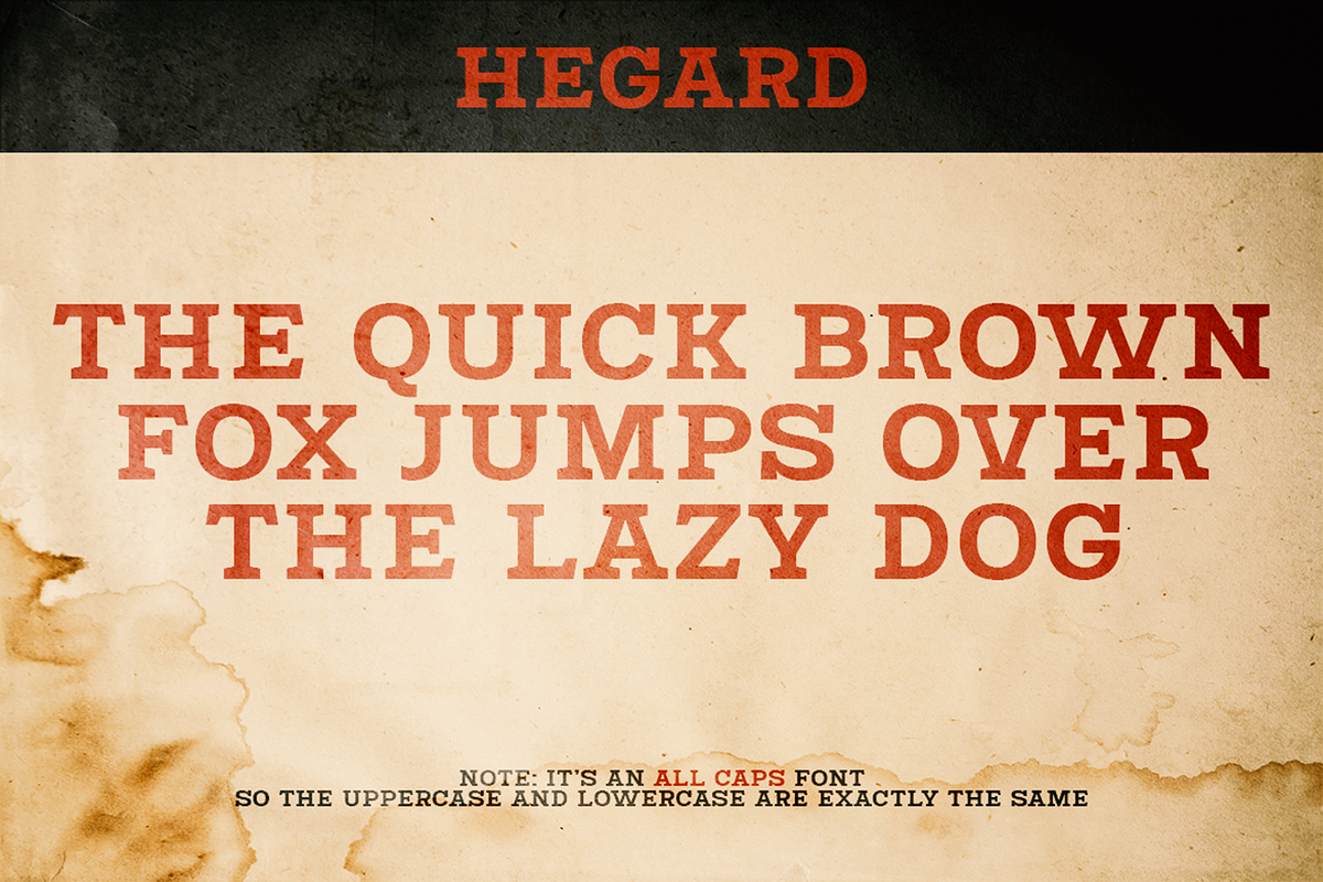 Hegard - Vintage Boxing Fonts, a Serif Font by Konstantine Studio (Photo 3 of 3)