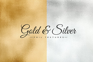 Gold & Silver Foil Textures