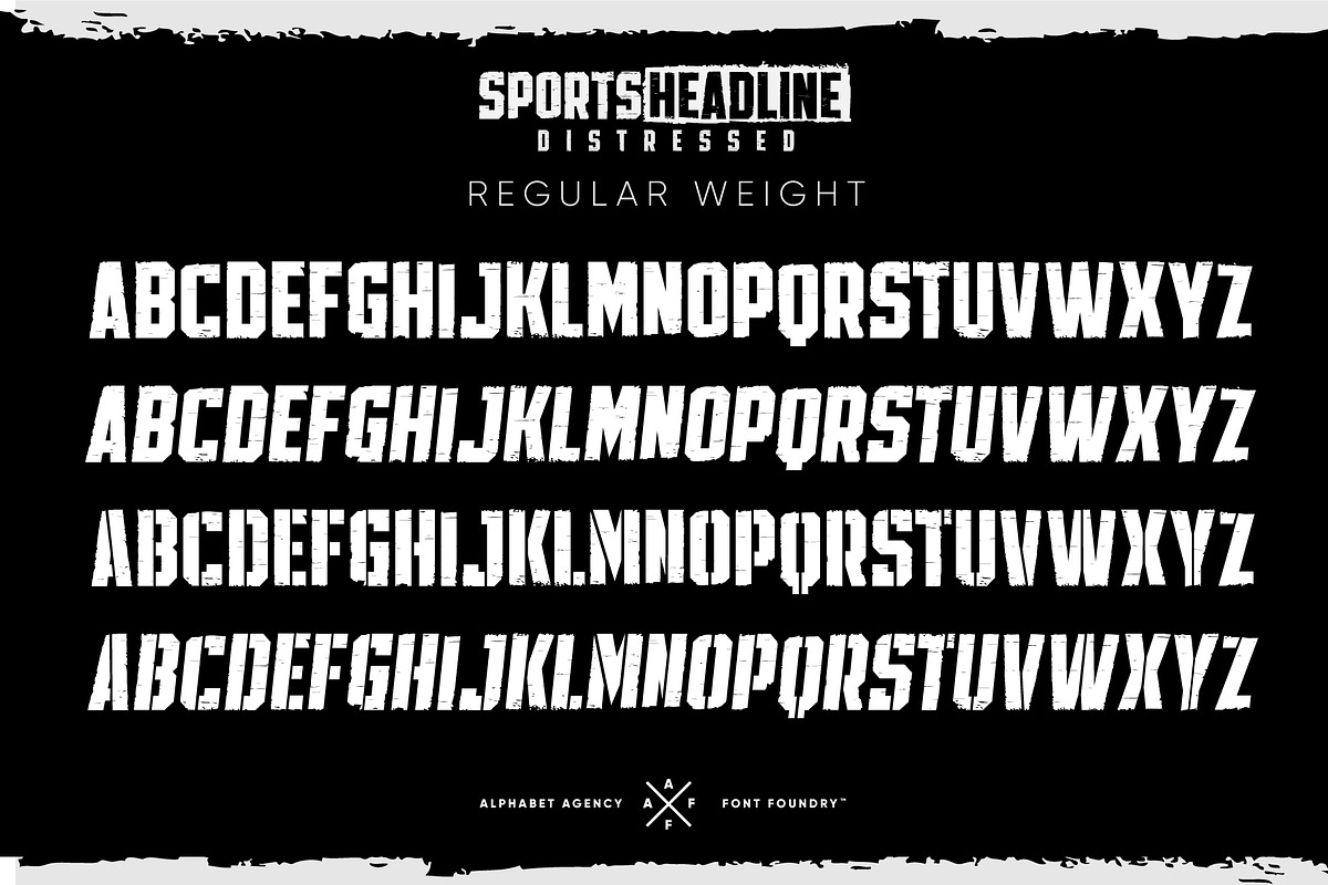 SPORTS HEADLINE DISTRESSED BUNDLE preview 3