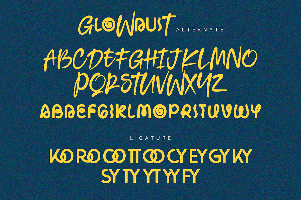 Glowdust - Display Sans, a Sans Serif Font by Alpaprana (Photo 4 of 10)