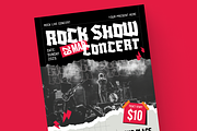 Rock Concert Flyer, a Flyer Template by MMPixelCraft (Thumbnail 3 of 4)
