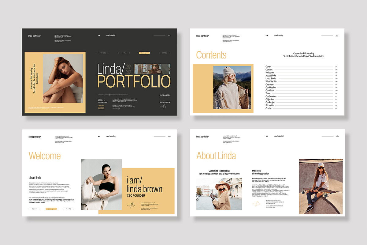 Linda Portfolio Presentation preview 2