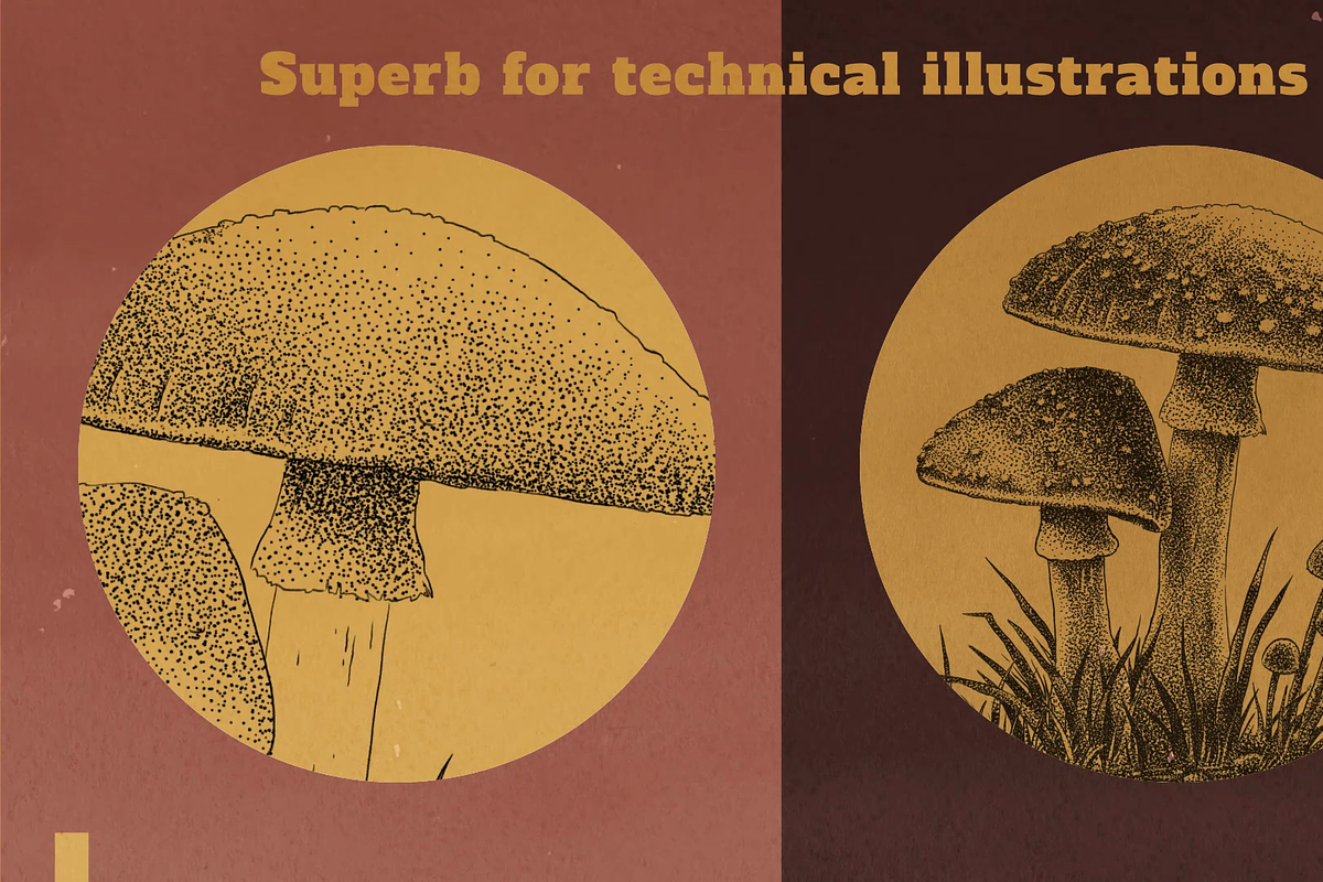 AD Stippling Brushes, a Brush Add-On by Alex Dukal (Photo 6 of 9)
