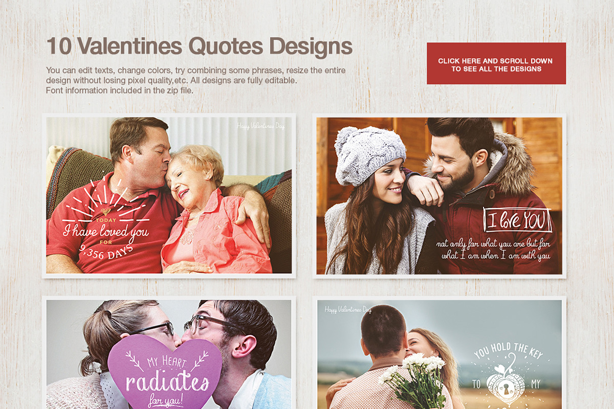 Valentine’s Day Photo Overlays, a Card Template by eamejia (Photo 2 of 4)