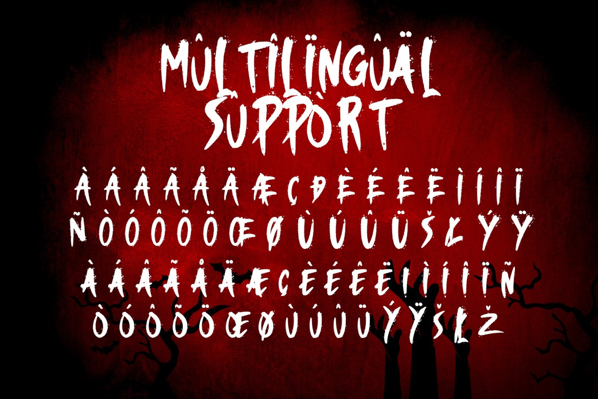 Zombies Brainless - Scary Horror, a Font by Dhabee (Photo 4 of 15)