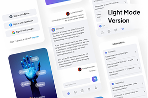 Smart Chat Assistant UI Kits