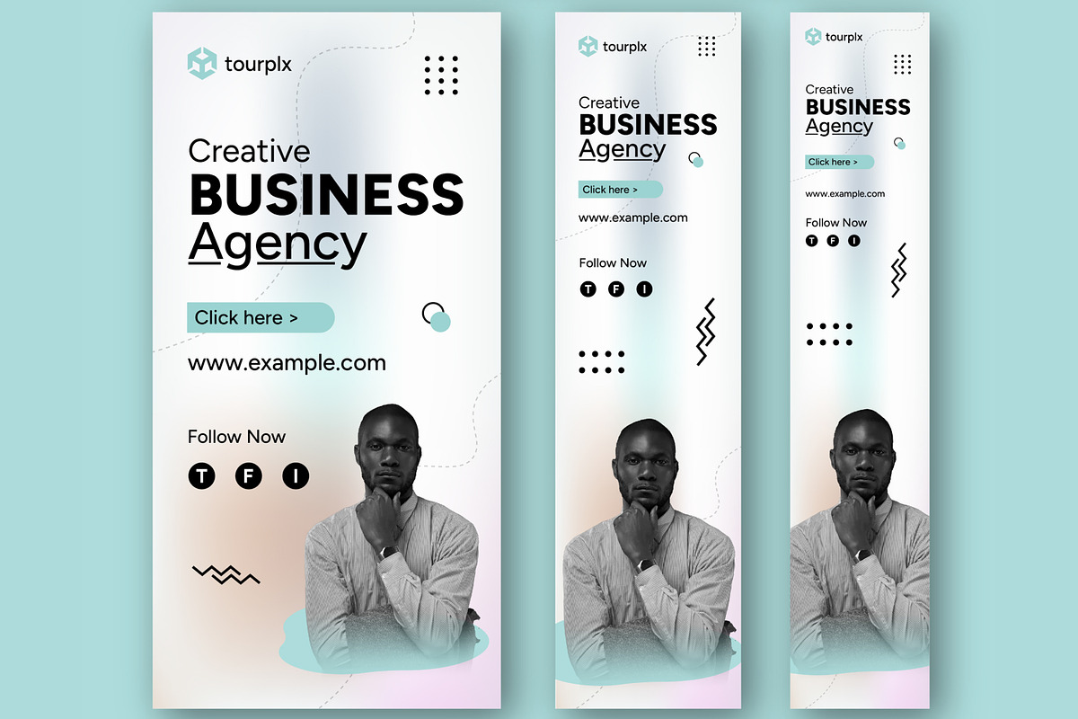 Business Web Banner Set Layout, an UI Kit Template by CreativeShaper (Photo 3 of 4)