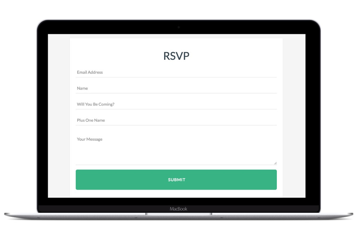 Clean and Modern Wedding Template, a Bootstrap Template by Wil Waldon (Photo 3 of 3)