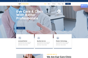 GT Eyecare -Eyecare Service WP Theme