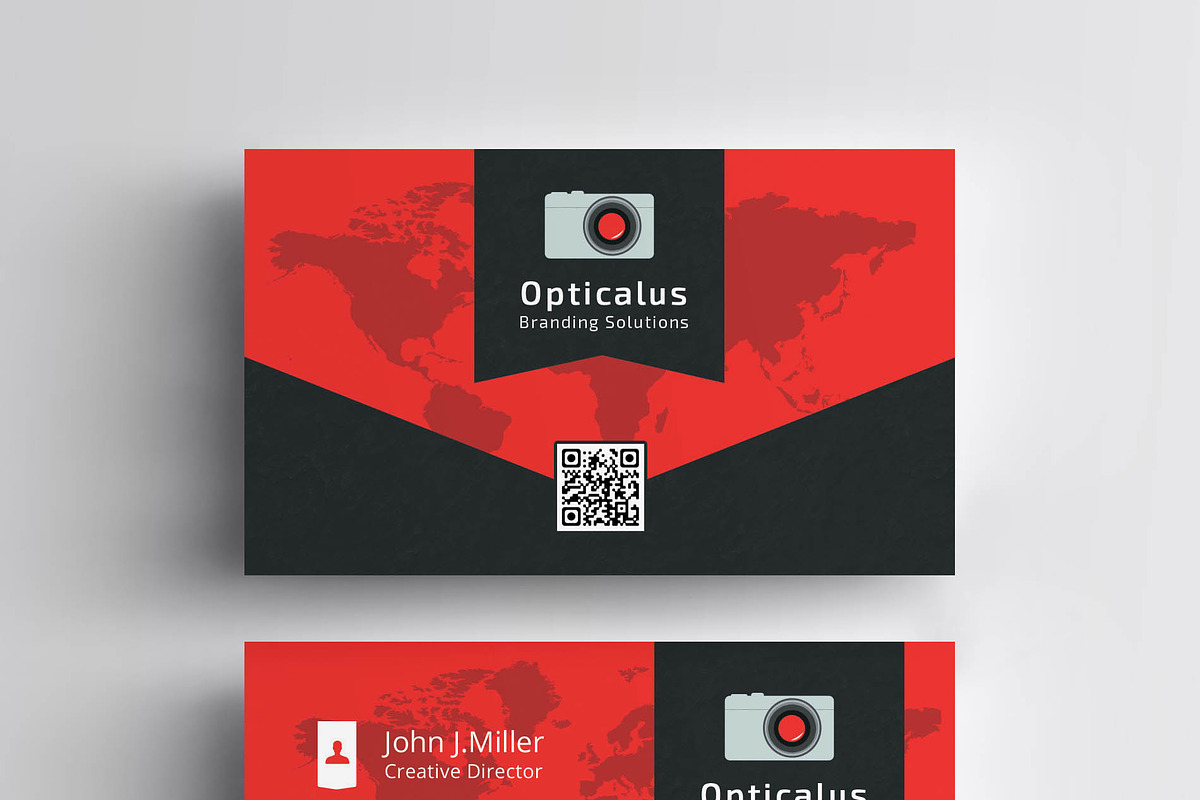 Creative Business Card 001, a Business Card Template by CodePower (Photo 1 of 3)
