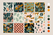 Wild cats. Jungle & tropical set., an Animal Illustration by Alona Savchuk (Thumbnail 10 of 15)