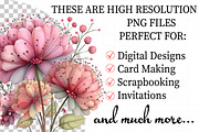 Watercolor Wildflower Clipart, an Illustration by Daily.Designs (Thumbnail 2 of 8)