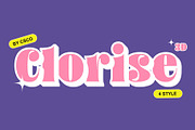 Clorise 3D, a Serif Font by Craft Supply Co. (Thumbnail 1 of 8)