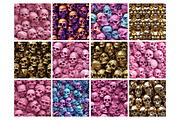 3D Skull Seamless Pattern, a Pattern Graphic by Forhadx5 (Thumbnail 5 of 8)